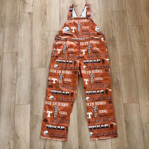 Texas Longhorns Men's Large Overalls Bib Repeat All Over Print FOCO NCAA